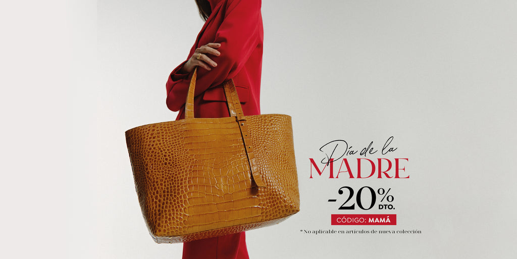 Regala un bolso de piel made in Spain Leandra y obtén un 20% de descuento en tu pedido con el código: MAMÁ