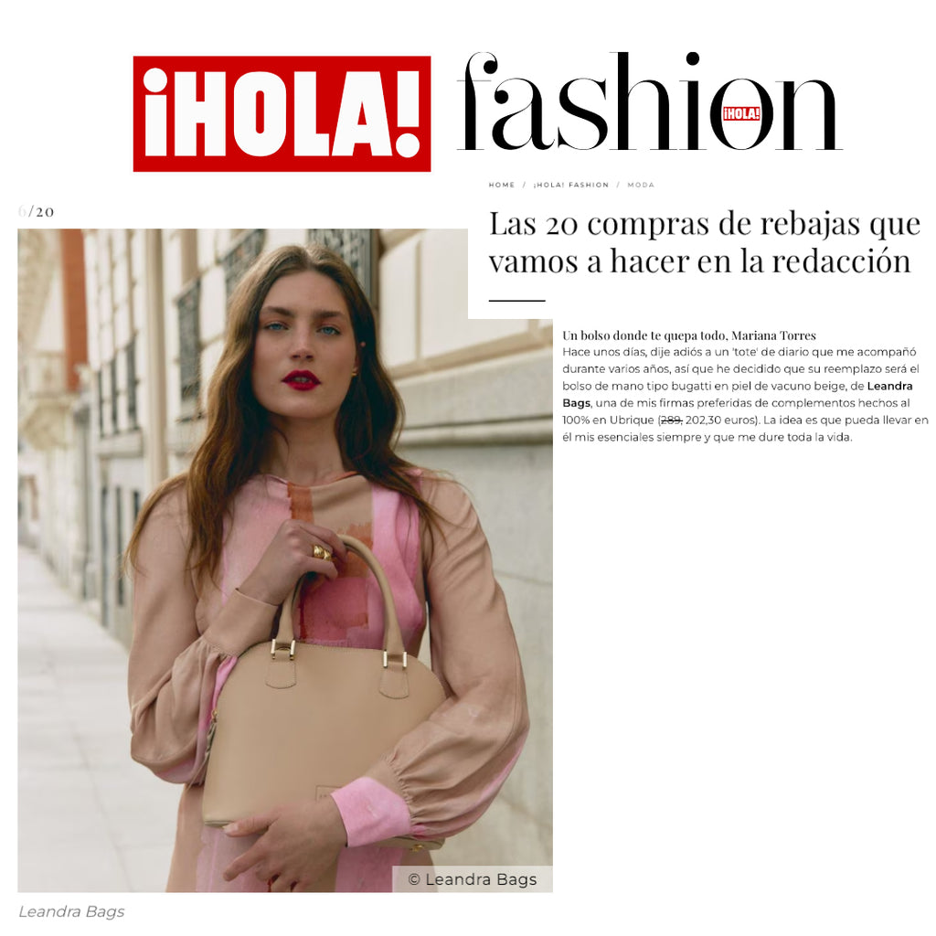 Leandra en ¡Hola! Fashion entre las 20 compras de rebajas que van a hacer en la redacción