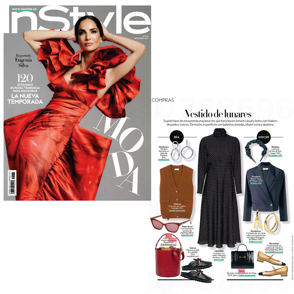 Leandra en el número de Septiembre de la revista In Style