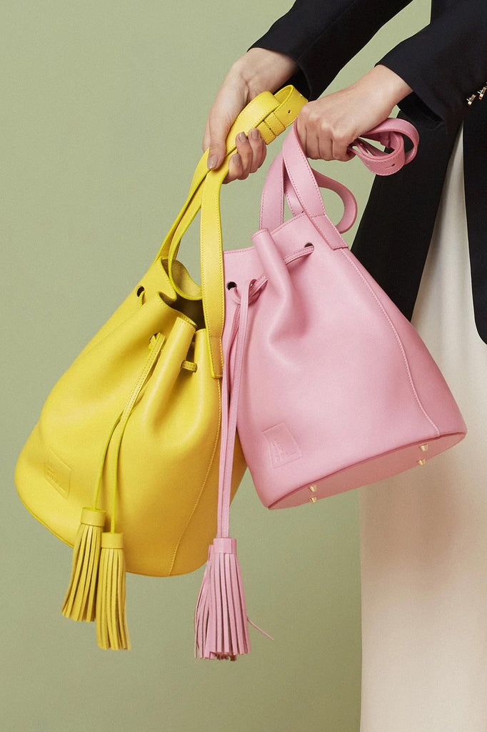 Bucket Bag Leandra Bolso tipo saco de piel made in Spain Leandra