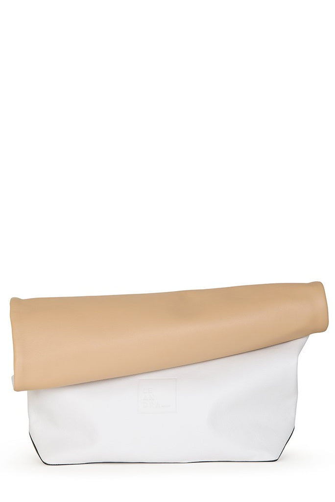Paper Bag champagne piel Leandra - Leandra