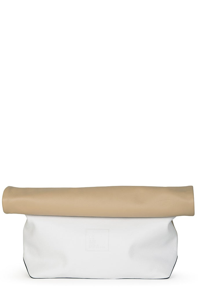 Paper Bag champagne piel Leandra - Leandra