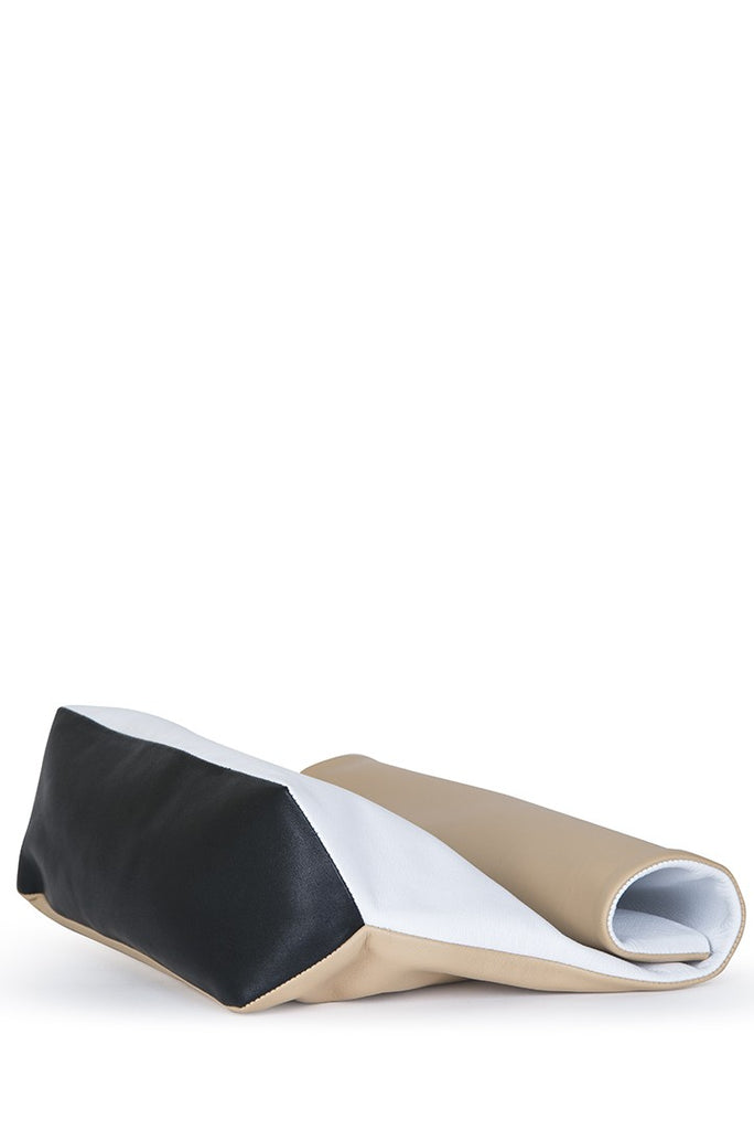 Paper Bag champagne piel Leandra - Leandra