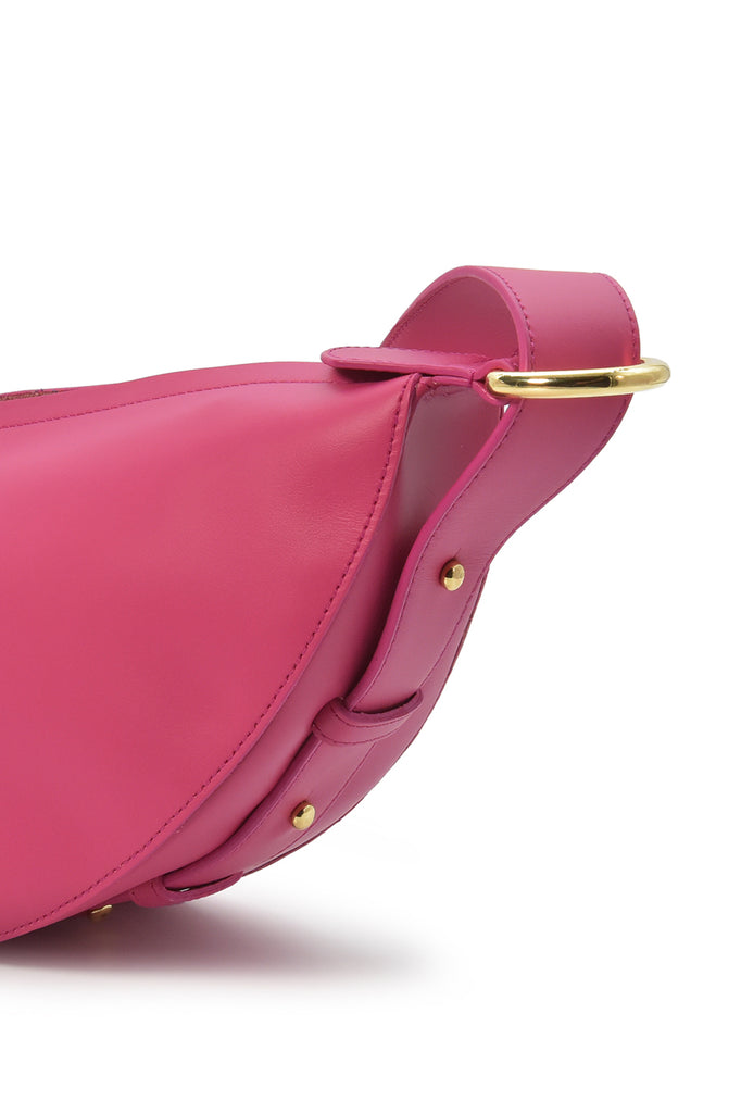 MISAKO Borsa A Traversa Donna – Modello Raimi, Colore Fucsia, Dimensioni 13x19x7 Cm, Leggera E Compatta